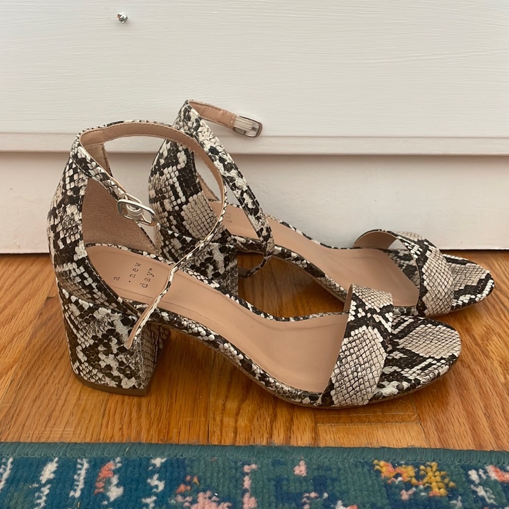 Target Snakeskin Heels
